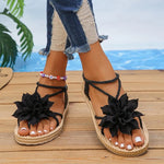 2026 NEWFlower Wedge Sandals for Women Summer Fashion Platform Slippers Woman Lightweight Non Slip Beach