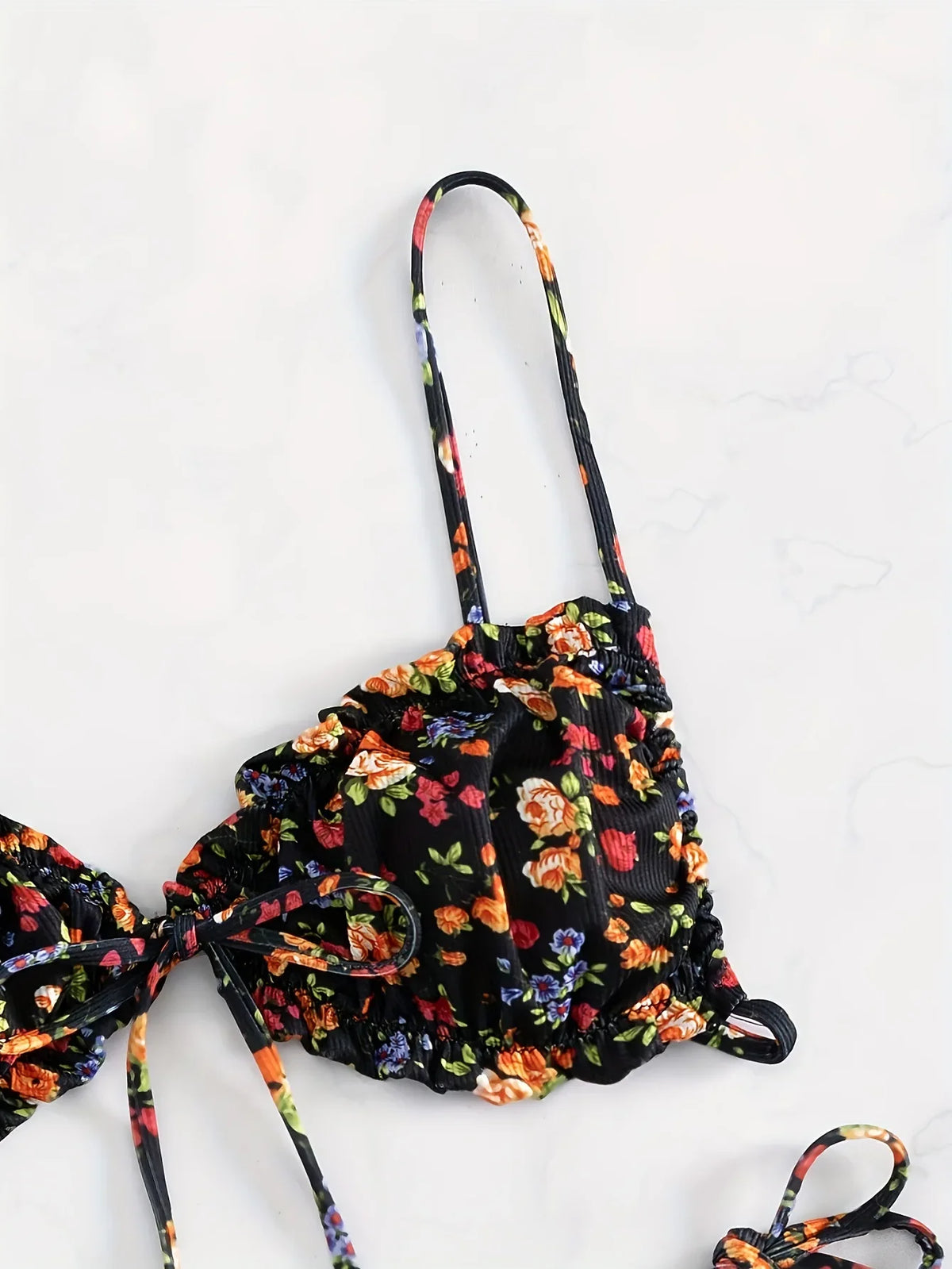 Sexy Floral Print Push Up Bikini Sets Women Swimwear Two Pieces Swimsuit Low Waist Bather Beach Bathing Suit Summer 2025 New