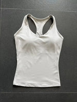 Women's Seamless Yoga Vest Sports Fitness Gym Beauty Back Top Nude Slim Fit Training Running Workout Vest