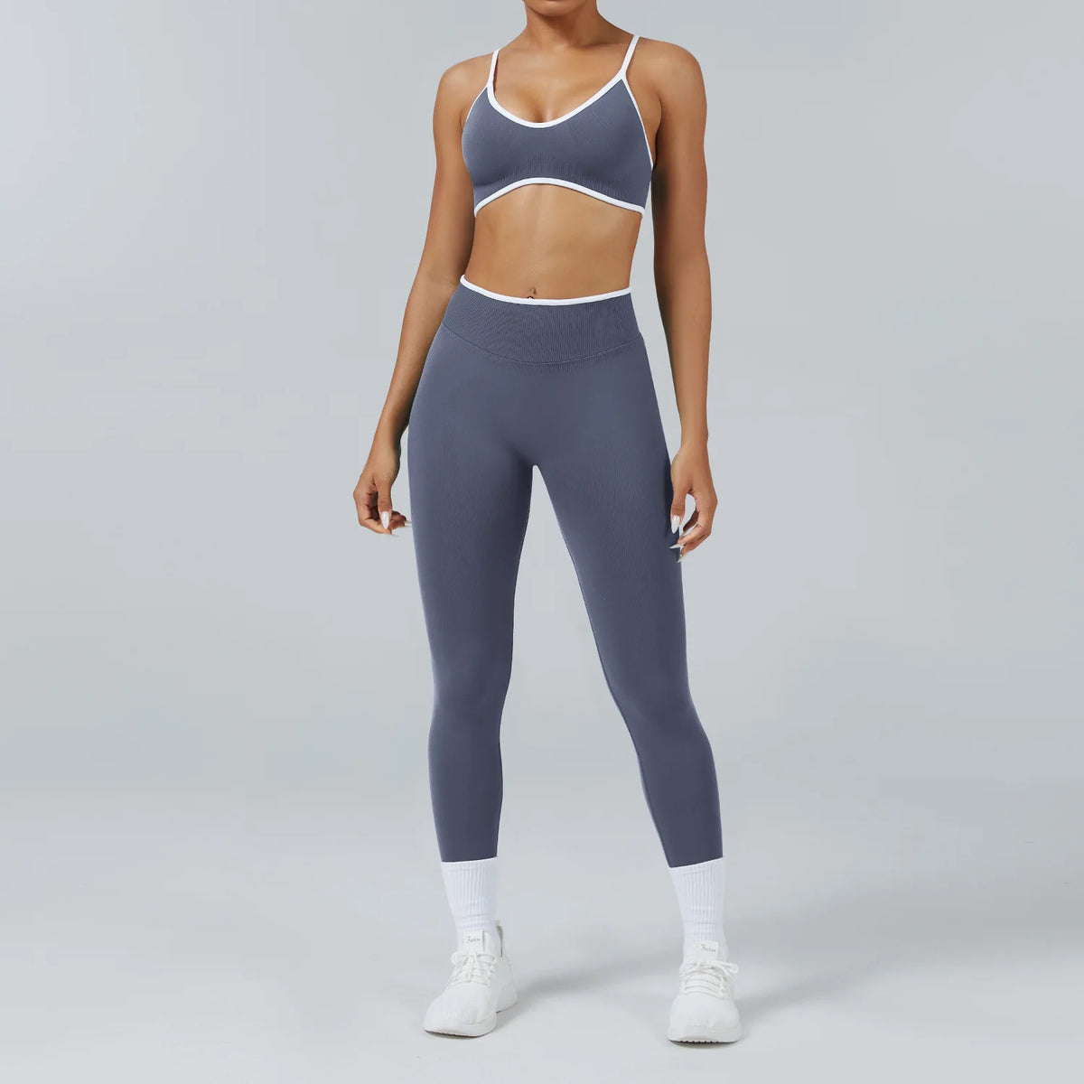 2PCS Yoga Suit Seamless Sports Set Gym Outfits Women Tracksuit Running Workout Clothes Sports Bra Athletic Wear Yoga Clothing