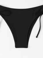 Halter Bandeau Bikinis 2026 Women Sexy Swimsuit Solid Padded High Waist Swimwear Female Bathers Bathing Swimming Swim Suit