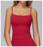 Summer Yoga Tank Top Women Breathable Sport Bra Gym Running Casual Vest Comfort Fit Workout Top Female Shockproof Yoga Underwear