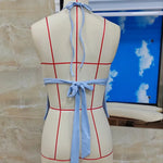 Women's Summer Solid Color Halter Neck Tops Elegant Sleeveless Open Back Slim Fit Vest for Party Daily Wear