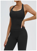 Sports underwear for Women Fitness Bra Tights Yoga Vest High Strength Shockproof Gym Workout Sports Top Push Up With Chest Pad