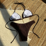 New White Sexy Bikinis Swimsuits Women's Swimwear Push Up Female Beach Swim Wear Bathing Suits Brazilian Bikini Set Pool Bather