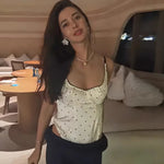 Sexy polka dot camisole for women, 2026 spring/summer design, slim-fit outerwear bodysuit JOXC