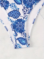 ZTVitality Sexy Print Bikini Set 2025 New Arrival Padded Bra Halter Bandage Swimsuit Women's Swimwear Summer Biquini Beachwear