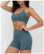 Sexy Gym Top Women Sports Bra Running Hanging Neck Yoga Bra Breathable Sports Underwear Women Fitness Push Up Workout Top Women