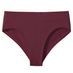 1Pc High Rise Panties Briefs Female Underpants Solid Color Women Seamless Underwear Sexy Lingerie Comfort Sport Intimates S-XXXL