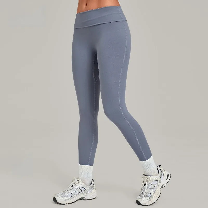 Women’s Seamless Yoga Pants Sports Fitness Gym High‑waisted Butt-Lifting Leggings Pants Training Running Workout Quick‑dry Pants