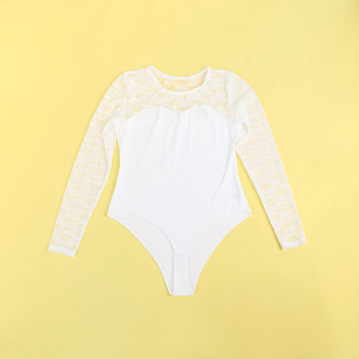 Black Lace Long Sleeve Open Crotch Bodysuit for Women Sheer Mesh Teddy Lingerie Push Up Swimwear Fabric Sexy Jumpsuit
