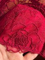 Luxurious Red Lace Underwear Set for Women French Romantic Embroidery Bra And Panties Two-Piece Set for Ultimate Comfort