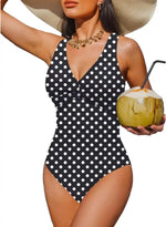 S - XXL Twist Front V Neck One Piece Swimsuit Women Swimwear Female Slim Monokini Backless Bathing Suit Swim Beachwear Bodysuit
