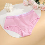 FINETOO 4Pcs Women'sCotton Panties Sexy Breathable Low WaistBriefs Letter Straps Underwear Soft Stretch Comfortable Lingerie