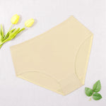 Beauwear Ultra Thin Elastic High Waist Panties for Women Underwear Ladies Big Size Briefs Plus Size Satin Sexy Female Panties