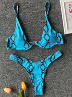 Sexy Neon V-bar Underwired Bikini 2025 Female Ribbed Swimsuit Women Thong Swimwear Two-pieces Bikini set Push up Bathing Suit