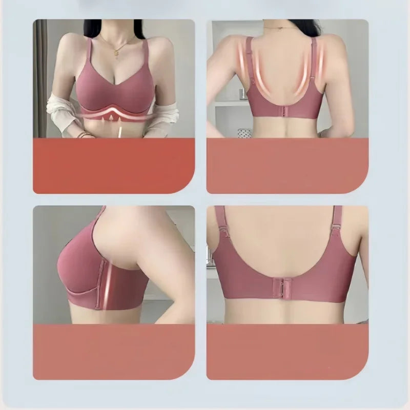 Seamless Bras For Women Non-wire Brassiere Push Up Bra No Steel Ring Tube Bra Top Underwear Female Sexy Lingerie S-3XL