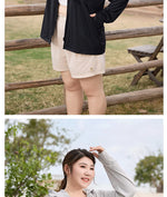 Ice Silk Long Sleeve Sunscreen Clothing 3XL 4XL UPF 50+ UV Protection Thin Breathable Sun-Proof Coat Ice Silk Sunscreen Jacket