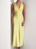 Sexy Elegant Party Long Dress Fashion Summer Solid Color V-Neck Halter Neck 2025 Backless Vestidos Sleeveless Beach Maxi Dresses