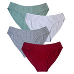4Pcs/Set Women Low Rise Briefs Women's Cotton Panties Female Underpants Comfort Panties Sexy Lingerie M-XL Underwear