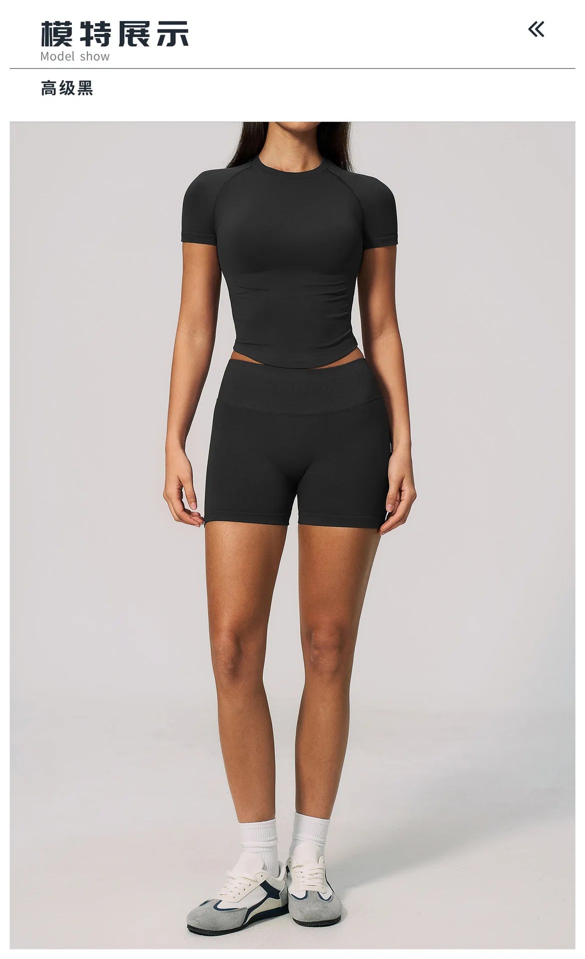 Seamless Yoga Sets Women Short Sleeve O Neck Slim Sports T Shirts Gym Outfits Abdominal Compression Shorts Running Fitness Suit