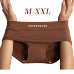 3Pcs/Set Women Soft Cotton Panties Mid Waist Briefs in Warm Tan Minimalist Intimates Breathable Stretch Underwear Size M-2XL