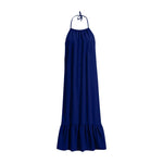 Women Fashion Oversized Dress For Womens Summer Trendy Solid Color Sleeveless Backless Dresses Beach Holiday Wear Sundress