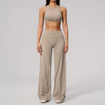 Yoga Set 2 Pieces Women Clothes Workout Outfits Fitness Sportswear Gym Tracksuit High Waist Leggings Sports Bra Athletic Wear