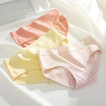 3Pcs Women's Cotton Underwear Panty Cute Sexy Panties Female Seamless Underpants Solid Color Panty Intimates Women Lingerie S-XL