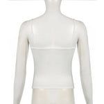Sexy Spaghetti Strap Tank Tops Fashion Women White Solid Basic Sleeveless Y2K All-Match Crop Top Casual Streetwear Harajuku Tees