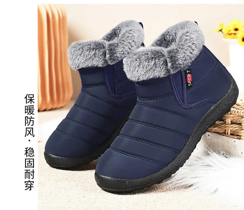 Outdoor Snow Boots CoupleHikingMen's Shoes, Women'sSkiHigh-Top Cotton Shoes, Cold-Proof Men's Boots, Women's 2026