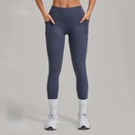 Women's Seamless Yoga Leggings Pants Sports Fitness Hips Lift High Waist Training Trousers Training Workout Gym Leggings