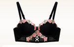 MOYISU Light Luxury Japanese Sweet Push-Up Bralette for Small Chest Women, Summer Thin Sexy Lingerie Pure Desire Underwear