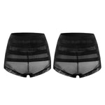 2Pcs/Set Bodyshaper Women Control Panties Tummy Control Bottom Belly Tightening Female Pants Lifting Hip High Waist Underwear