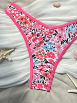 Sexy Leopard Print Bikini 2 Piece Set Women Laced Up Split Swimsuit Low Waist Beachwear 2025 New Summer Swimwear Bikinis Set