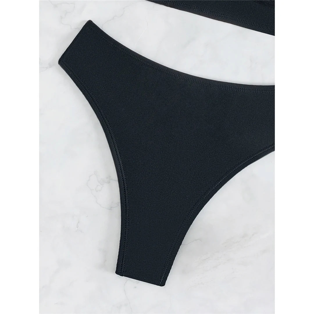 S - XL Cross Back Mini Micro Thong Bikini Female Swimsuit Women Swimwear Two-Pieces Bikini Set Bather Bathing Suit Swim V5022