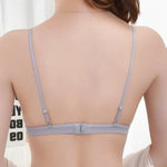 2Pcs/Set Cotton Bras For Women Push-Up Brassiere Sexy Lingerie Female Wire Free Seamless Underwear 1/3 Cup Padded Bralette