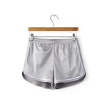 New 2023 Women Shorts Summer Silk Slim Beach Casual White Egde Shorts Hot