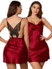 Women's Sexy Fashion Short Sleep Dress Butterfly Lace Backless Nightgown Loungewear