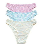 3Pcs/Set Women Panties Low Rise Briefs Seamless Underwear Female Underpants Comfort Strench Panties Sexy Lingerie S-XL