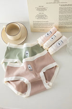 Woman Briefs Cotton Cartoon Printed Comfort Panties Female Underwear Triangle Pants Female Panties Solid Underwear