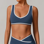 Sports Bra Women Clothes Seamless Gym Crop Top High Support Push up Open Back Activewear Fitness Yoga Bra Workout Underwear