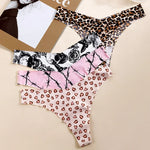 Ice Silk Women Panties G String Sexy Thong Seamless Underwear T Back Candy Color Briefs Girls Low Waist Lingerie Plus Size S-XL