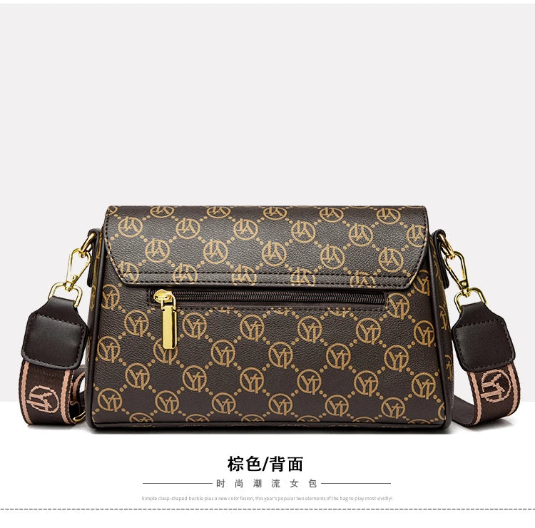 New Fashion Luxury Brand Women's Shoulder Bag High Quality Lady Crossbody Bag Round Women's Wallet Waterproof Women's Handbags