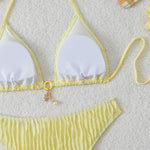 Sexy Blue White Yellow Strings Bikini 2026 Women Swimsuit Female Swimwear Thong Bikinis Set Brazilian Beach Bathing Suit Biquini