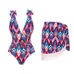 2026 New Arrival Push Up Women Bikini Set Floral Printed Ruffle Bikinis Strappy Bandage Swimwear Brazilian Biquini Bathing Suit