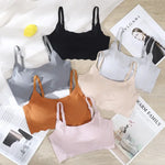 Seamless Bras For Women Wireless Bralette Comfort Daily Wear Underwear No Show Lingerie Soft Support Cami Bra Size M-XXL