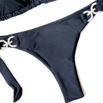 New Halter Bling Diamond Brazilian Bikini Female Swimsuit Women Swimwear Two-Pieces Bikini Set Bather Bathing Suit Swim V2340