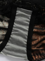Women's sexy bra set 2-piece leopard print lace lingerie set European and American hot fashion style A3135