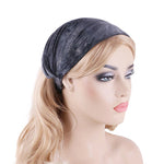 Elastic Tie Dye Cotton Headbands Turban Head Wrap for Women Girl Hair Bands Hair Bandage Beach Vintage Sports Headband